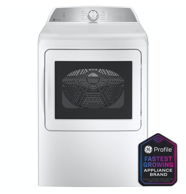GE Profile™ ENERGY STAR® Aluminized alloy drum Electric Dryer with Sanitize Cycle and Sensor Dry- 7.4 cu. ft.