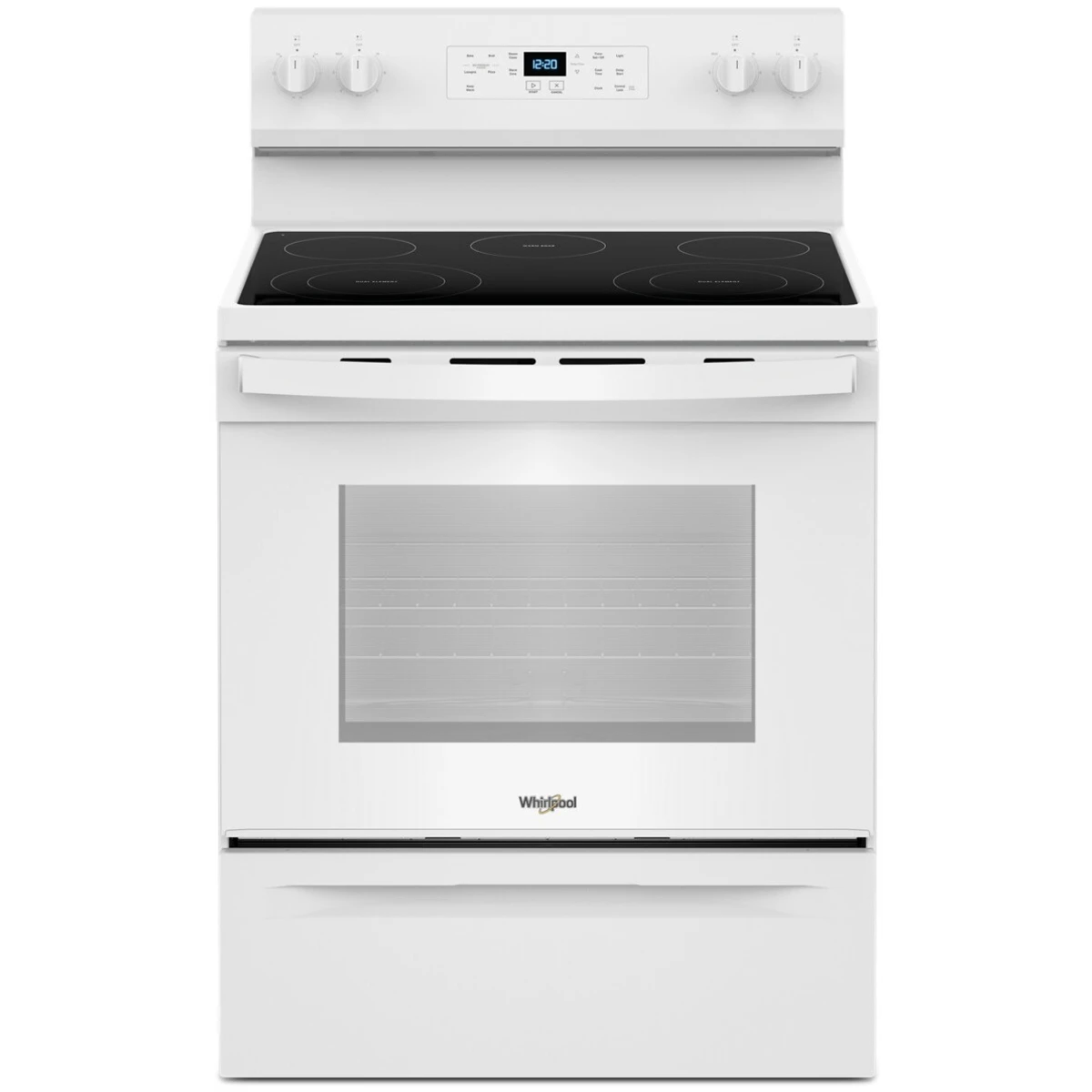 Whirlpool® 30-inch Electric Range with No Preheat Mode and Steam Clean