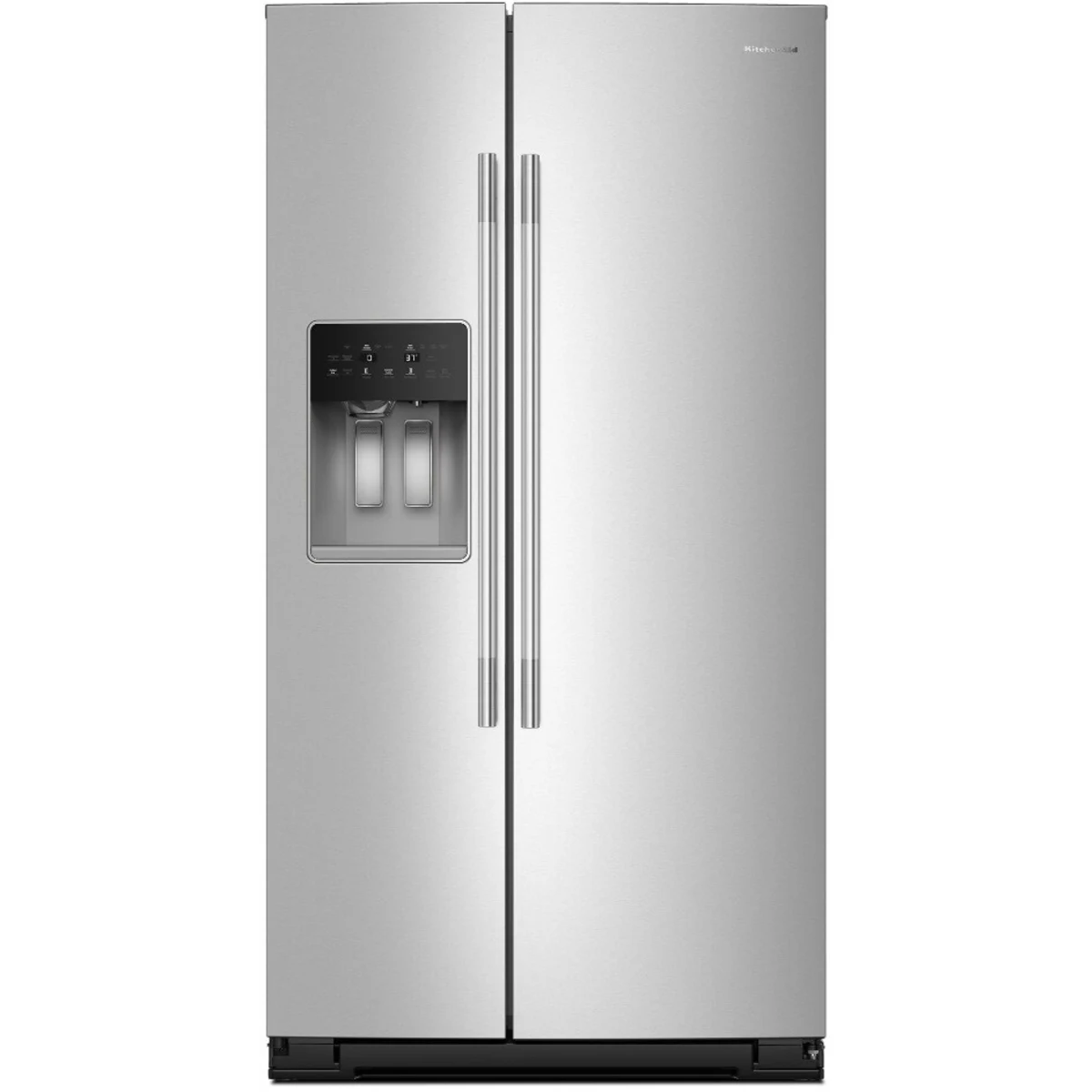 KitchenAid® 36" Side-by-Side Refrigerator with Panoramic LED Lighting- 28.7 cu. ft.