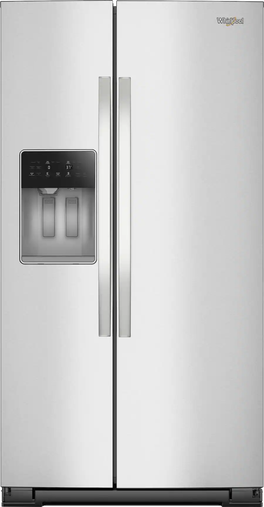36 Cu. Ft. Side-by-Side Counter-Depth Refrigerator with In-Door Ice & Water - Stainless Steel
