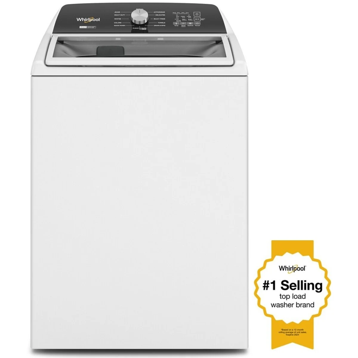Whirlpool® 4.7-4.8 Cu. Ft. Top Load Washer with 2 in 1 Removable Agitator