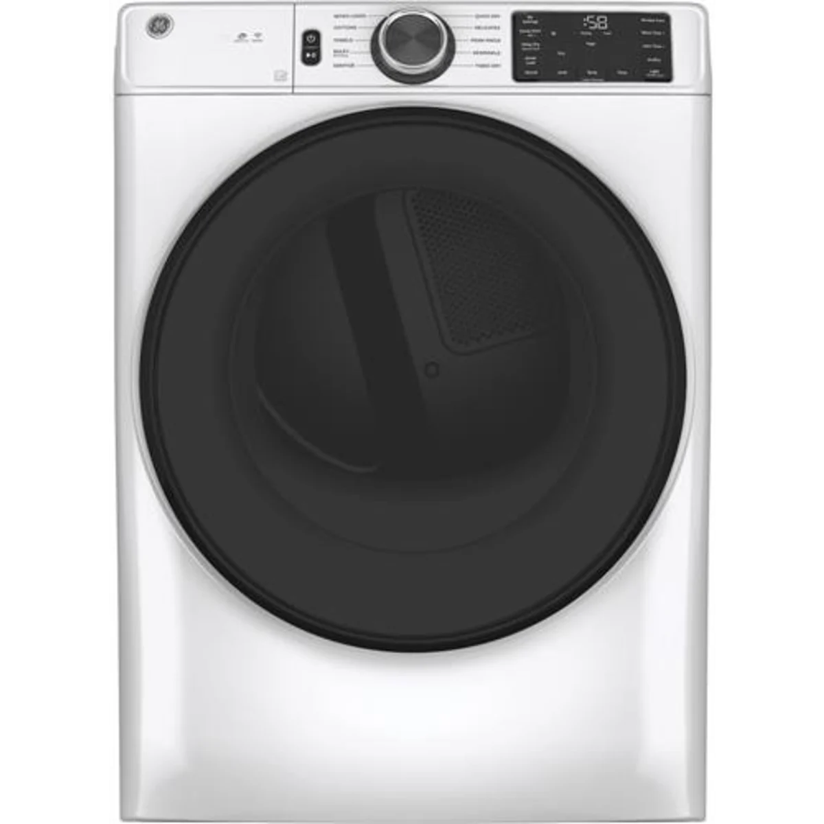 GE® ENERGY STAR® Long Vent Smart Electric Dryer with Sanitize Cycle- 7.8 cu. ft.