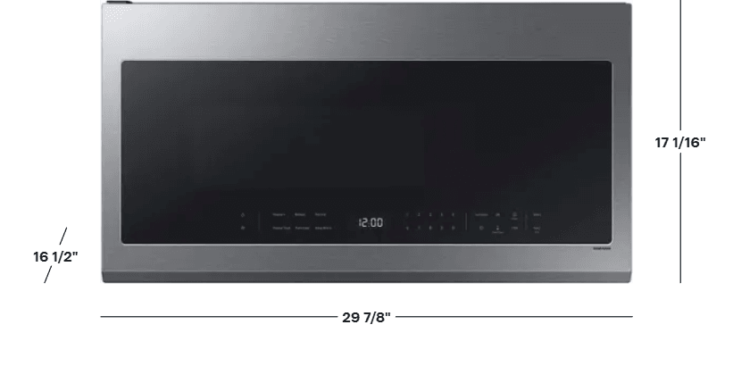 Samsung® Over-the-Range Microwave Fingerprint Resistant | Wi-Fi | 2.1 cu.ft. ME21DG6300SR/AA
