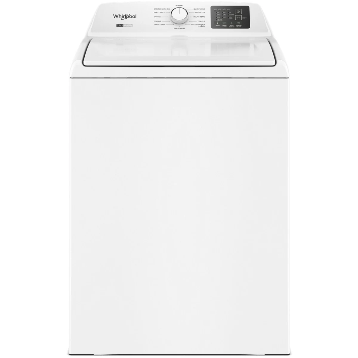 Whirlpool® Top Load Washer with 2-in-1 Removable Agitator 4.2 - 4.3 Cu. Ft.